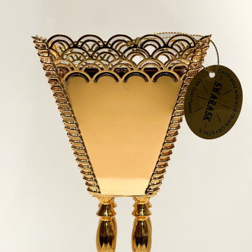 Royal Gold Bakhoor Burner – 24K Gold-Plated with Swarovski Crystals