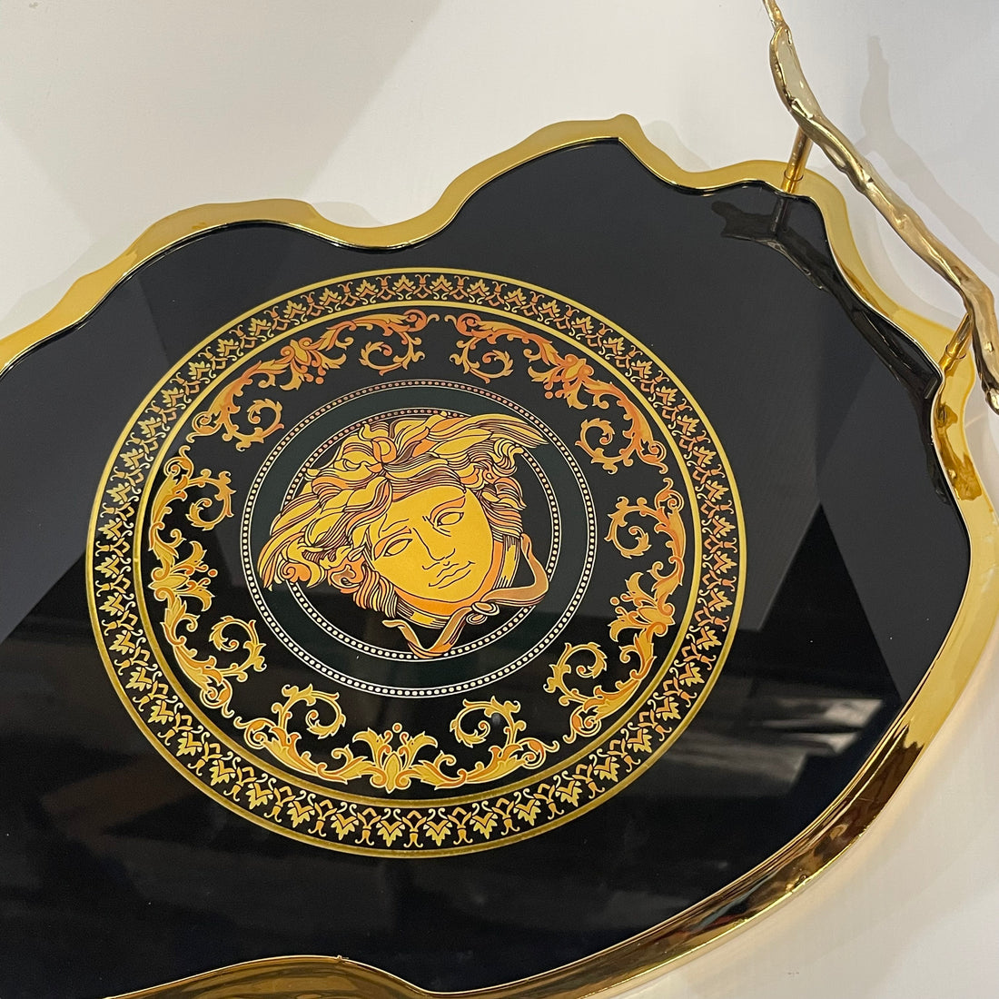 Versace  square  acrylic tray