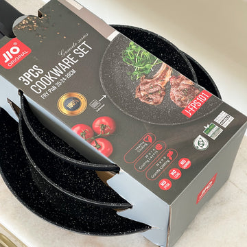 JIO GraniteChef™ 3-Piece Fry Pan Set