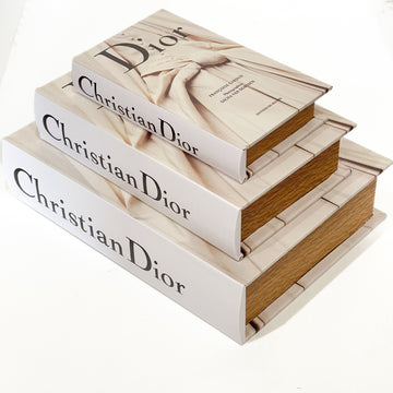 Classic Elegance Faux Book Storage Set – Set of 3