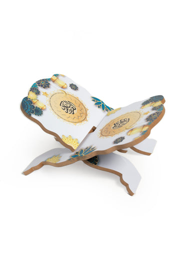 Decorative Wooden Quran Stand (Rehal) – Islamic Design