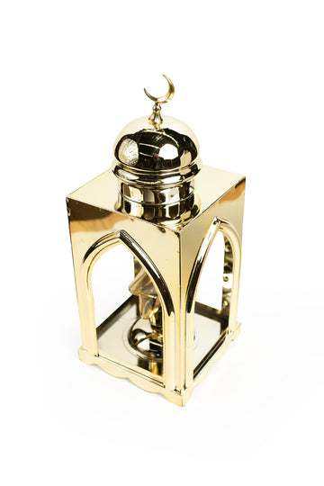 Golden Ramadan Lantern with Star Light