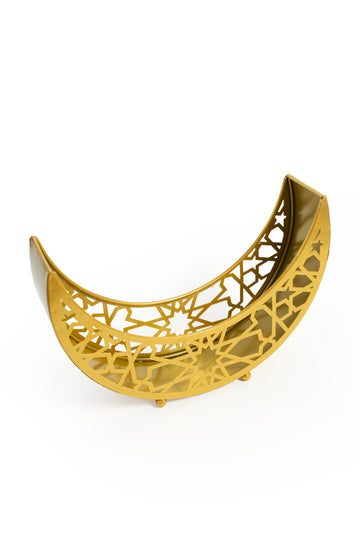 Golden Crescent Display Bowl