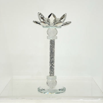 Luxury Crystal Candle Holder – 23cm Height
