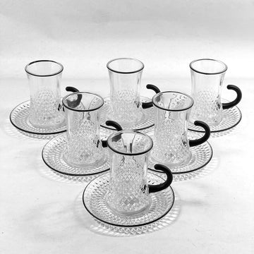 KANZ Istikan – Lattice Cut with Noir Handle (6 pcs)