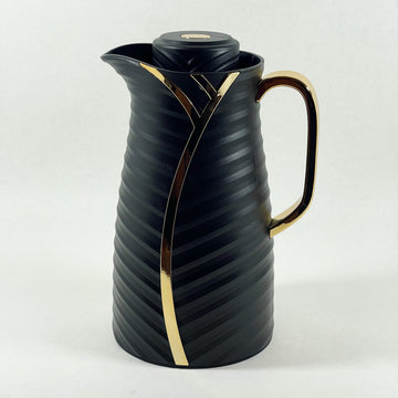 KANZ Serene – Wave Flask (Black & Gold, 1L)