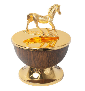 Regal Gold Horse Decorative Box – Luxury Storage & Display Piece