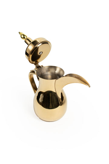 SUS304 Gold Coffee Dallah – Premium Stainless Steel (800ML–2000ML)