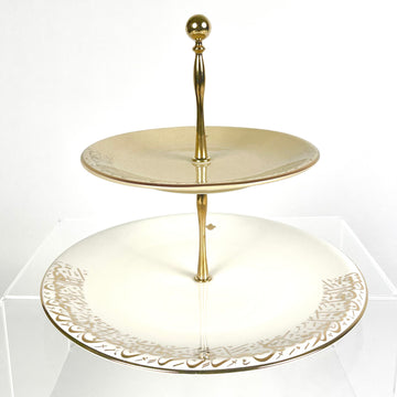 Joud 2 Tier Serving Stand (Ivory)