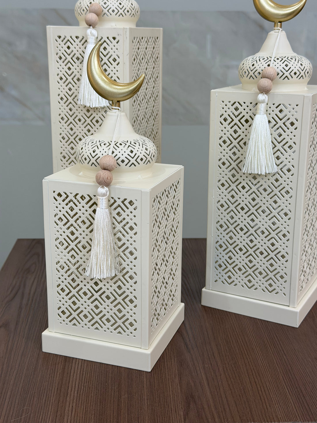 Qamar Al Safa – Decorative Lantern (Short 23cm)