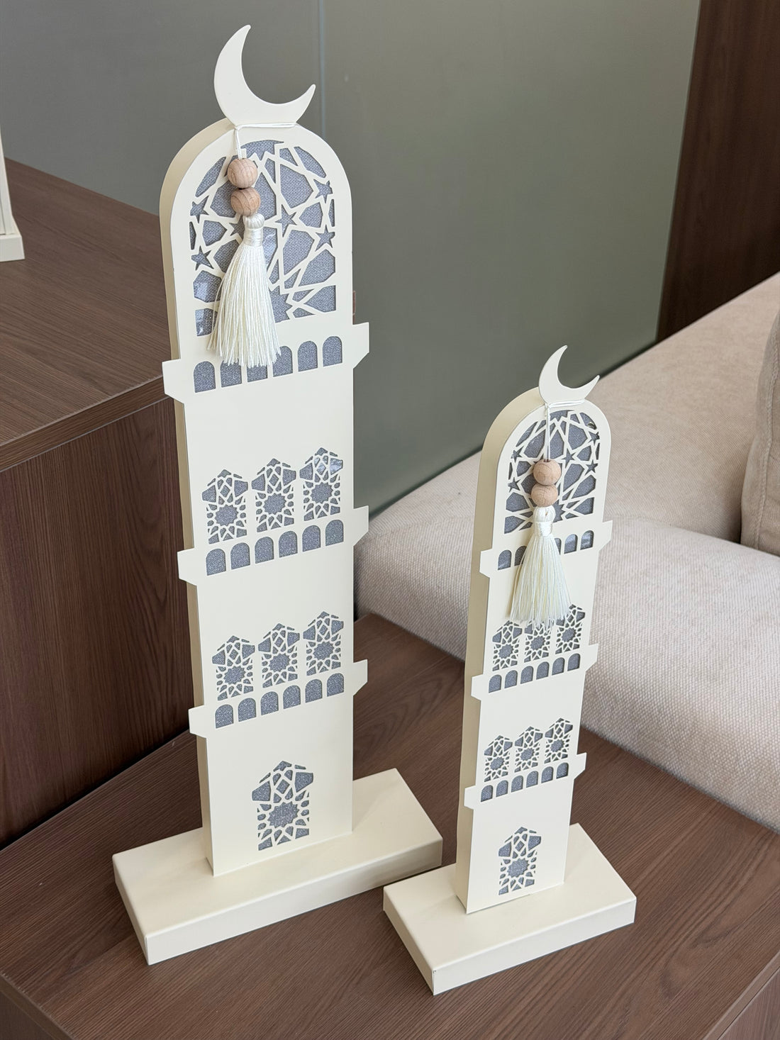 Qamar Al Noor – Illuminated Tower Decor (Short)