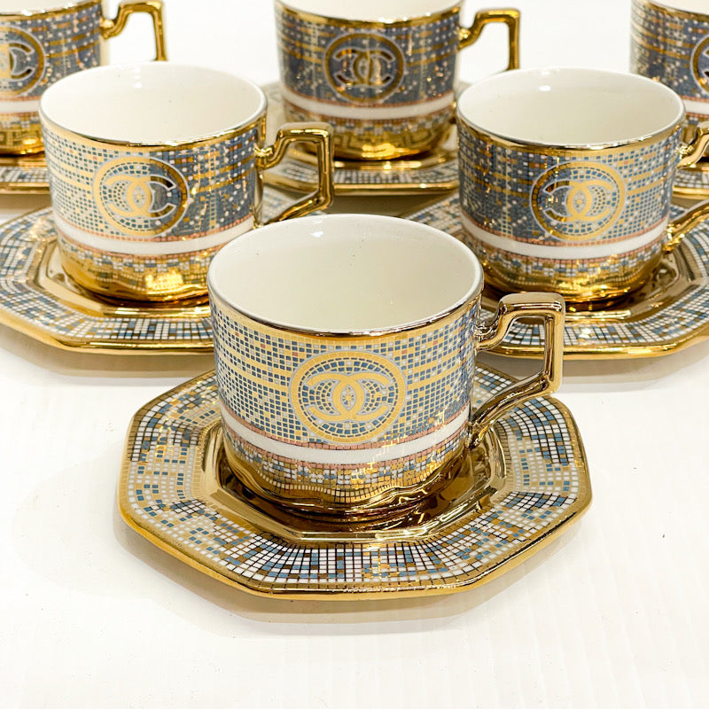 Imperial Mosaic Coffee Cup Set