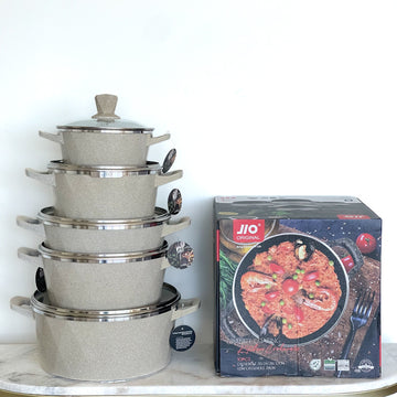 JIO Granite MasterCook™ 10-Piece Casserole Set