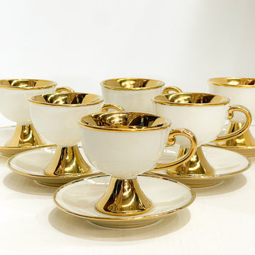 Golden Chalice Turkish Coffee Cup Set