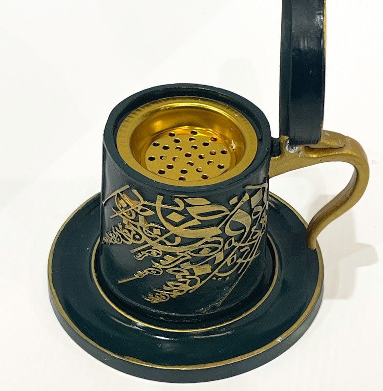 KANZ Finjan Bakhour Burner – Calligraphy Edition