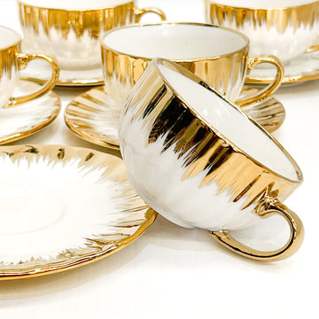 Elysian Gold Coffee Cup Set