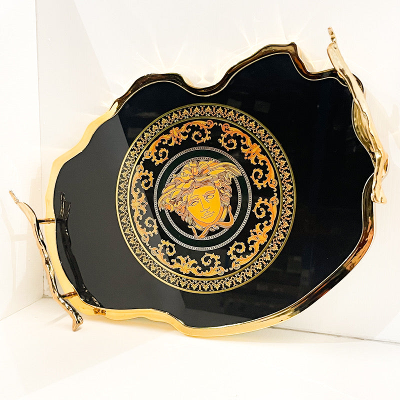 Versace  square  acrylic tray