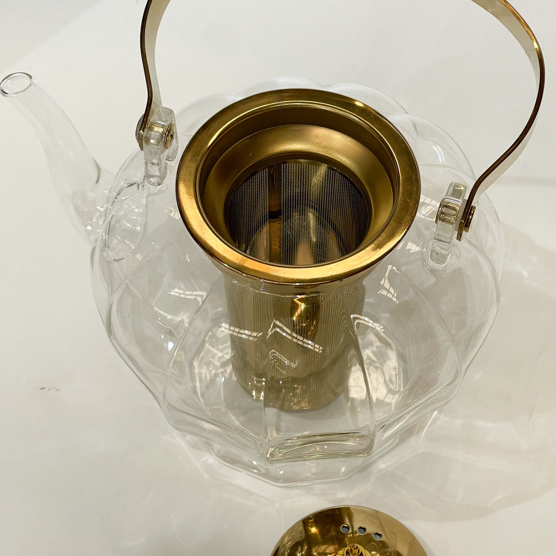 Alya Grand Glass Teapot – 2L Royal Edition