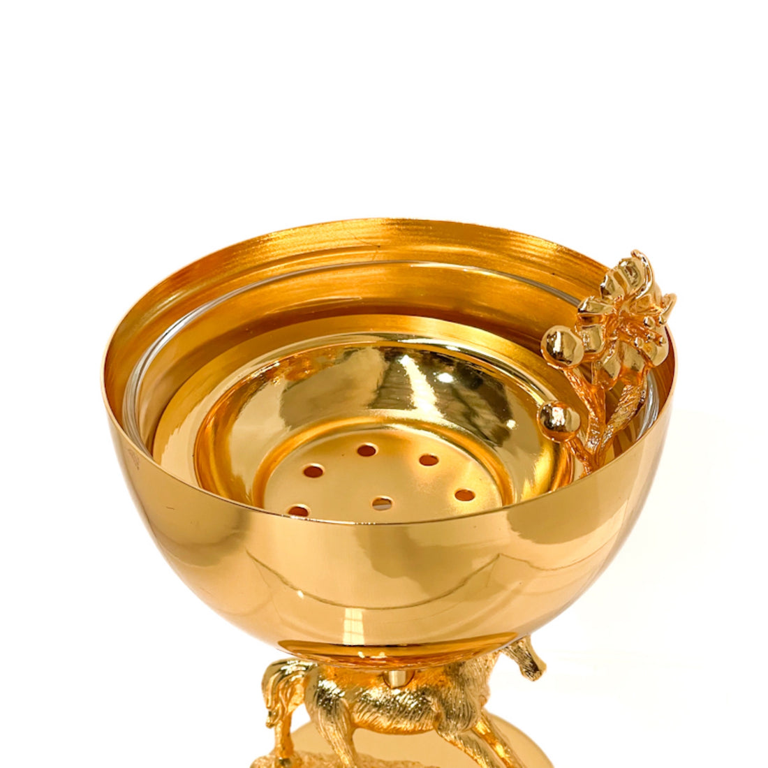 Golden Majesty Horse Incense Burner