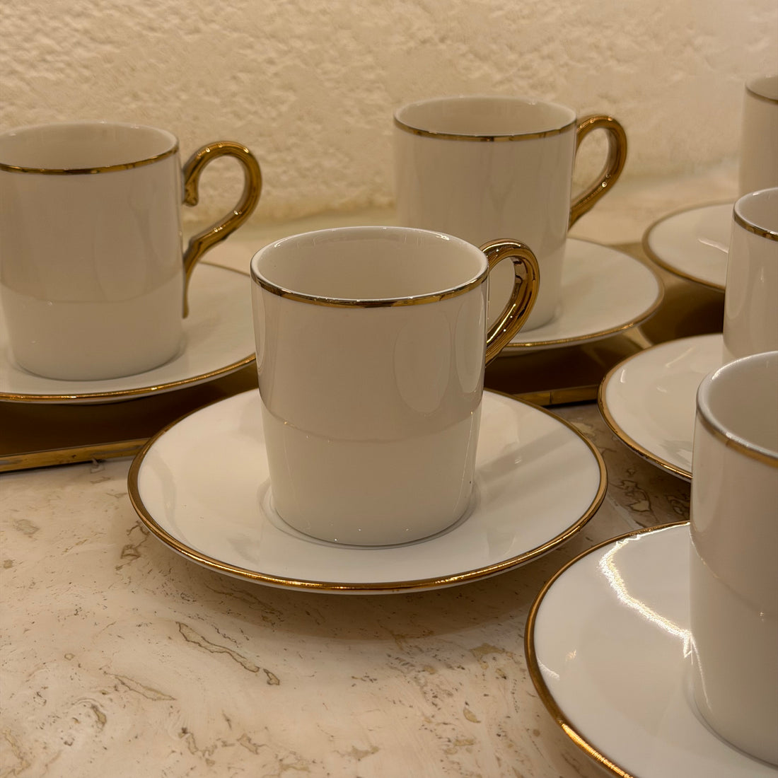 6 Royal Gold Handle Set