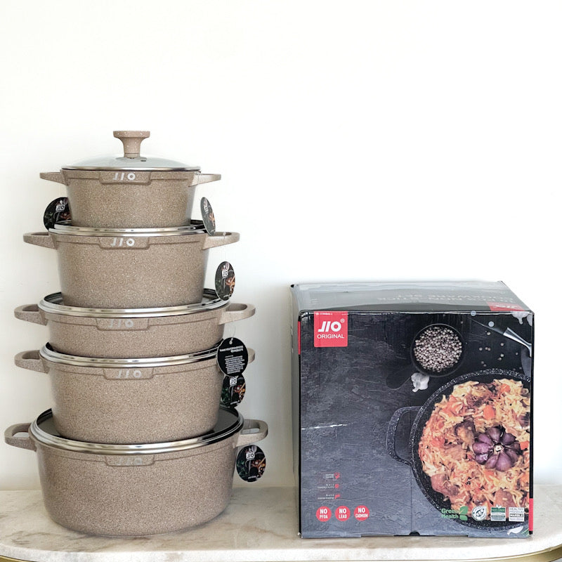 JIO StoneEarth™ 10-Piece Casserole Set