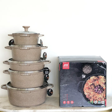 JIO StoneEarth™ 10-Piece Casserole Set