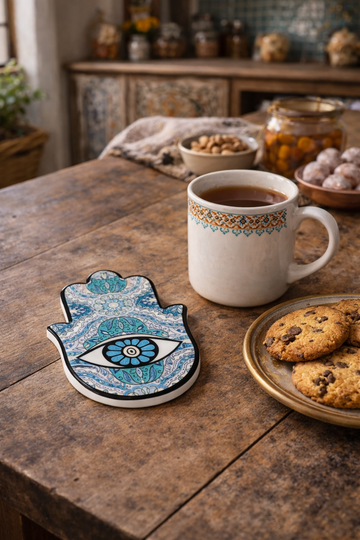 Azure Porcelain Coaster