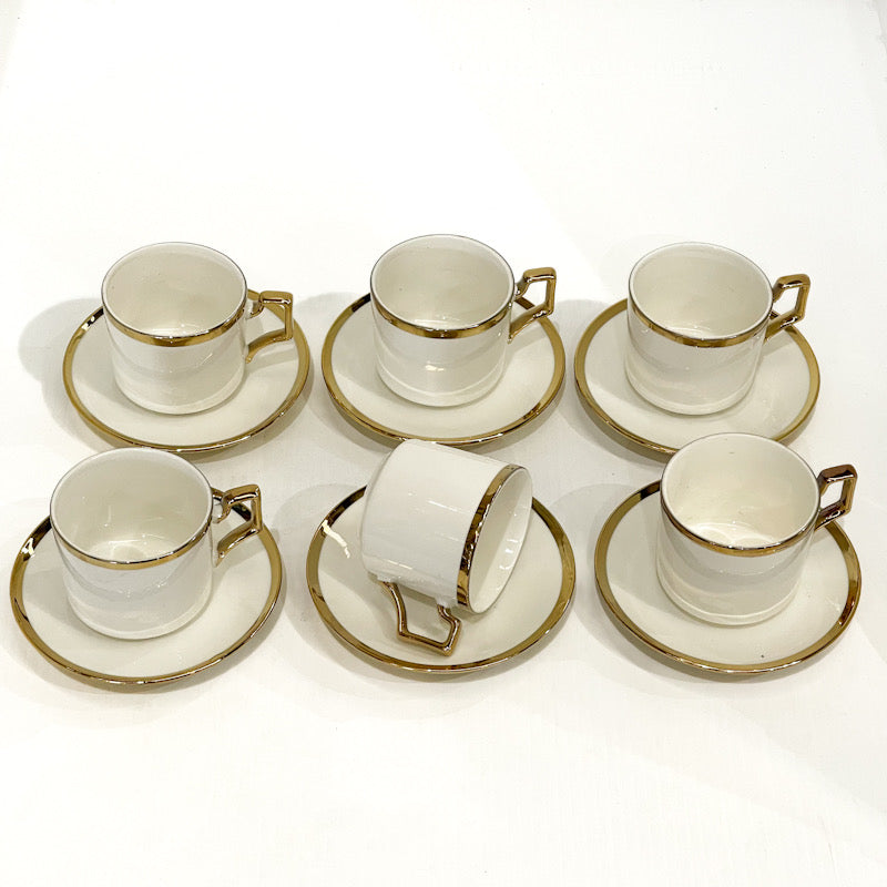 Aurora Gold Coffee Cup Set