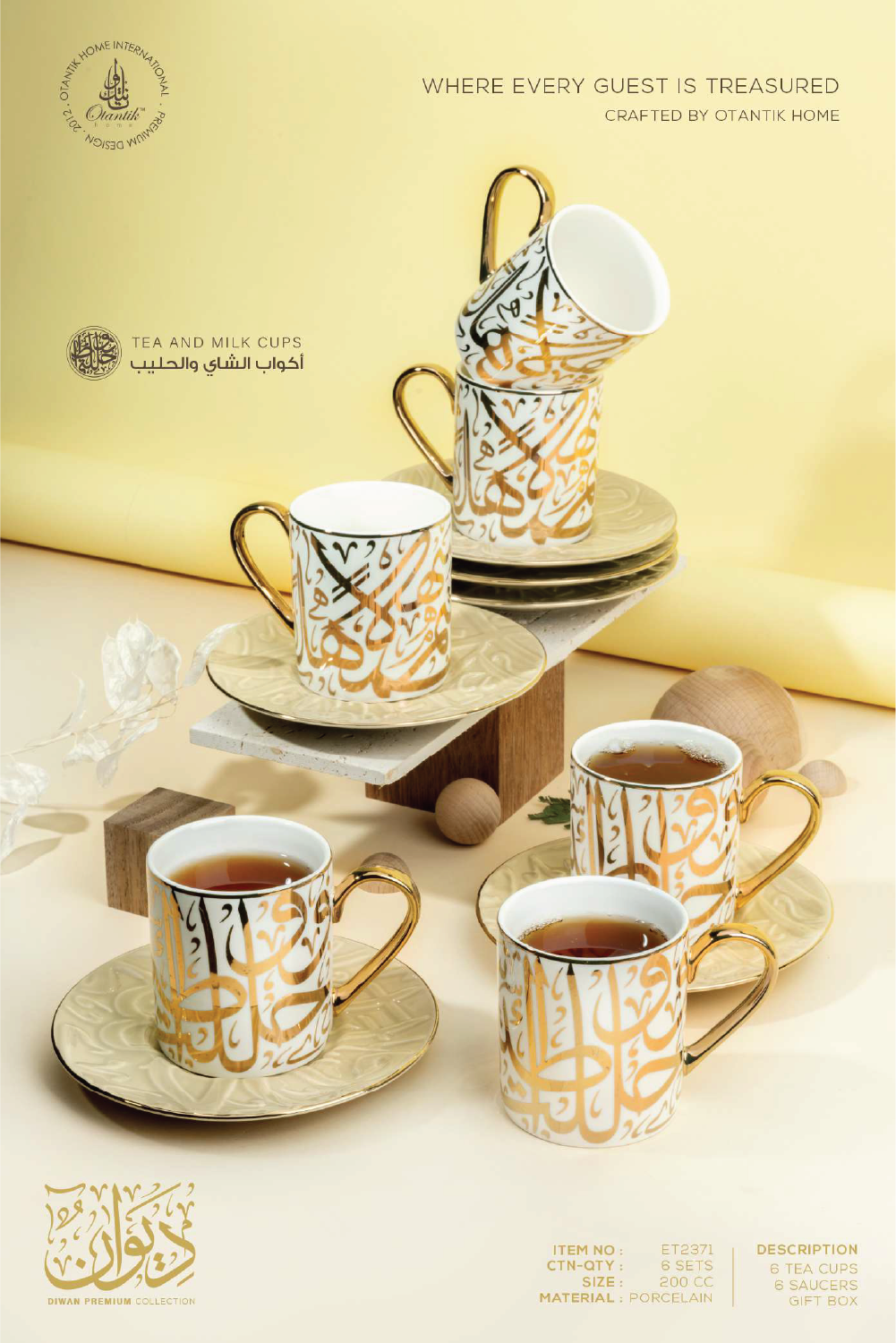 Diwan Porcelain Tea Set