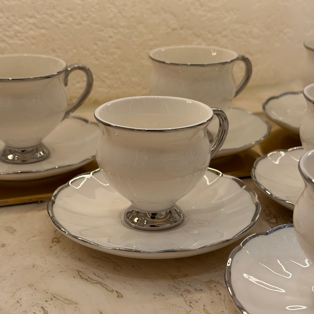 Platinum Silver Embossed Set