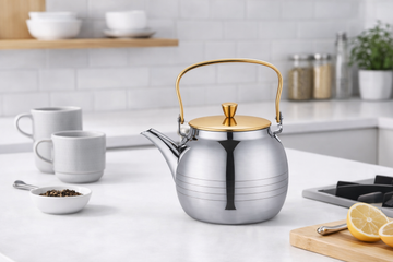 Stainless Steel Tea Kettle – 1.0L Modern Kitchen Edition (Model A2395)