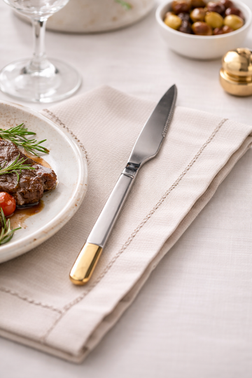 Orion Gold Tip Steak Knife Set – 6 Piece