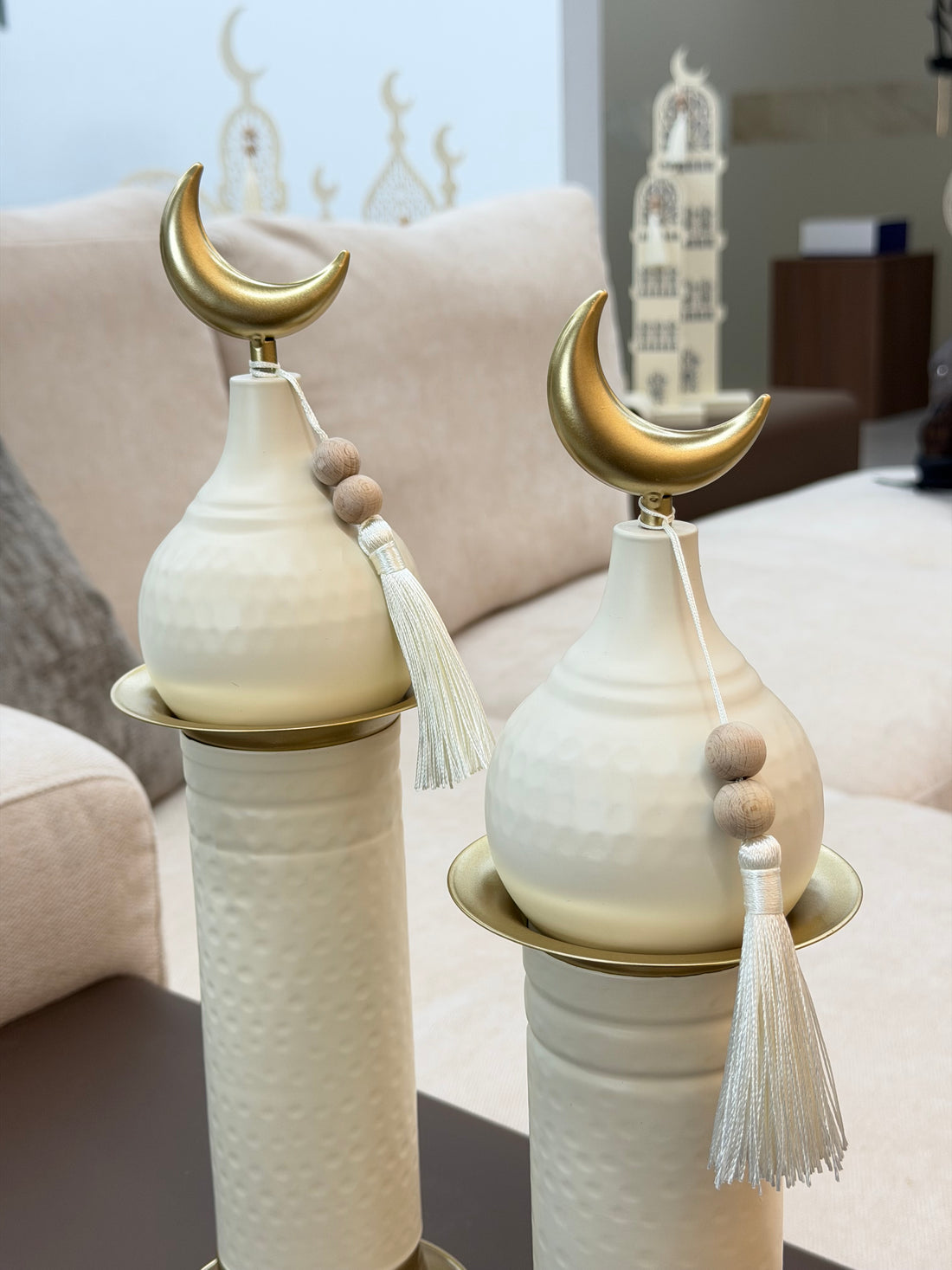 Qamar – Decorative Centrepiece (Tall 45cm)