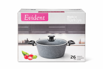 Evident GranitePro Deep Pot – 26cm