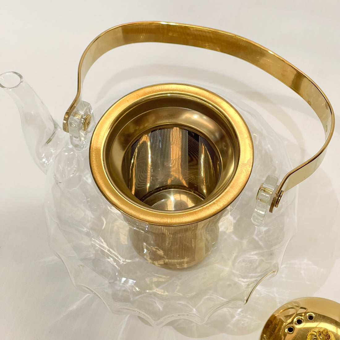 Alya Petite Glass Teapot – 1.5L Royal Edition
