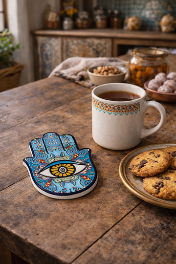 Sky Bloom Porcelain Coaster