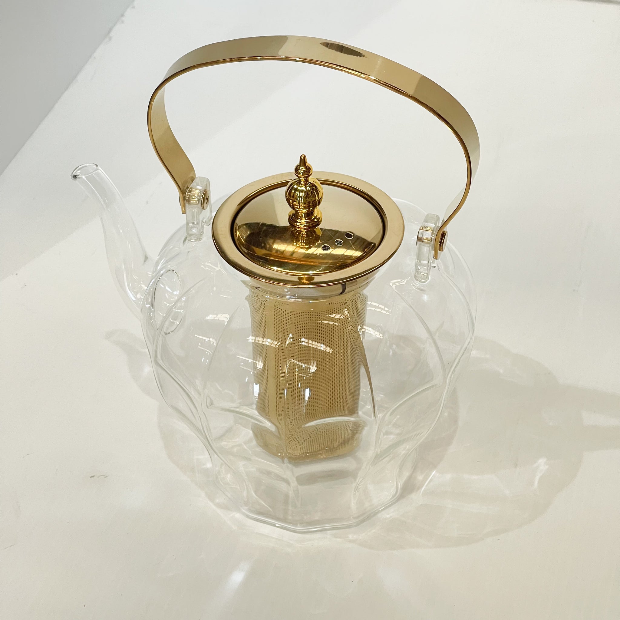 Alya Grand Glass Teapot – 2L Royal Edition