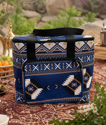 KANZ Heritage Thermal Picnic Bag – Royal Blue Edition (Medium)