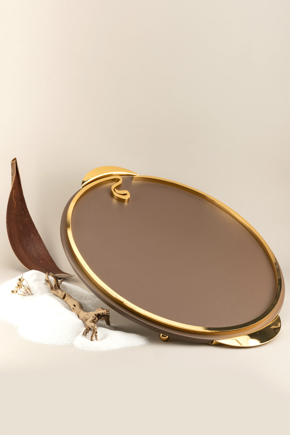 Noor Luxury Leather Tray