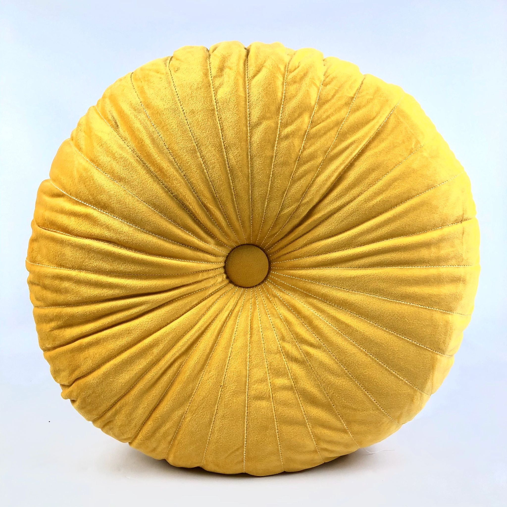 Kanz & Co Jasmine Round Velvet Cushion