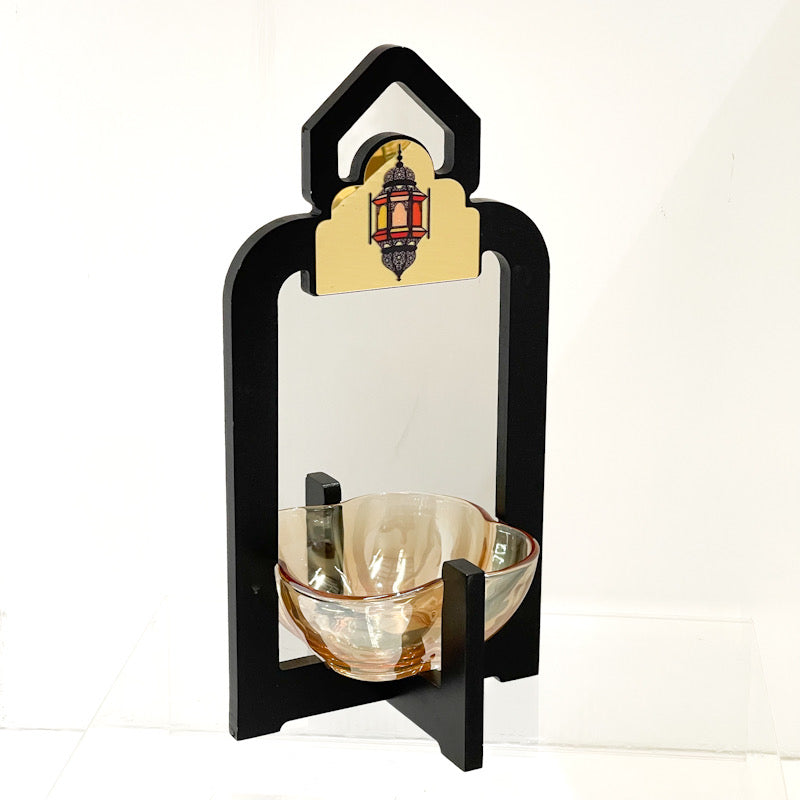 Elegant Ramadan-Themed Decorative Stand – Lantern Design Accent Piece