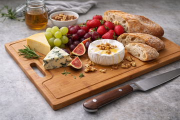 Serving & Cutting Board – 30×40cm (Carved Handle)
