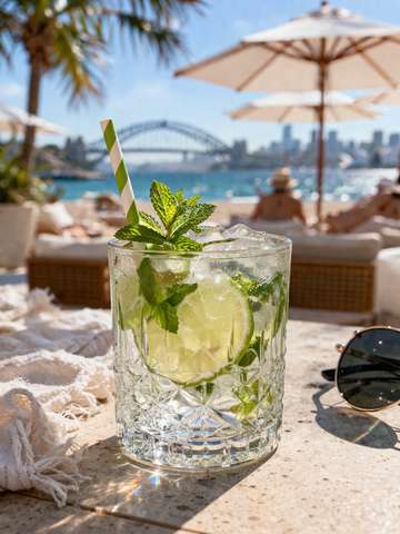Diamond Cut Cocktail Glass Set – 6 Pieces