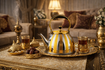 Al Noor Gold Edition Tea Kettle – 1.0L