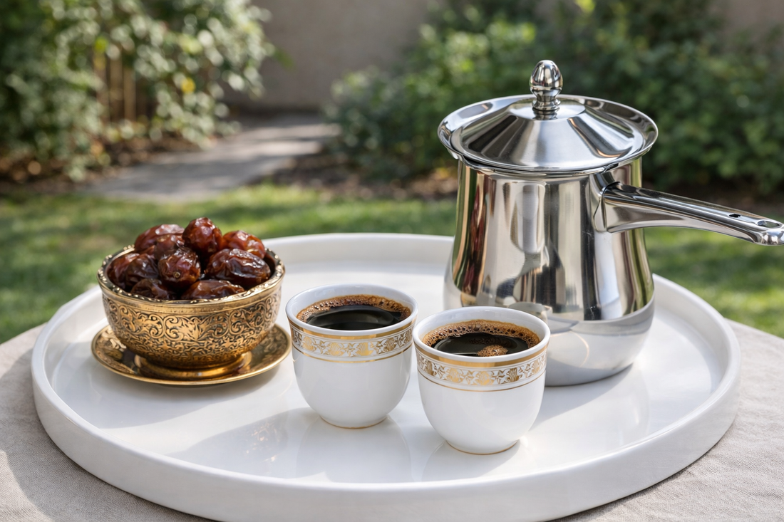 Stainless Steel Arabic Coffee Pot (Rakweh)