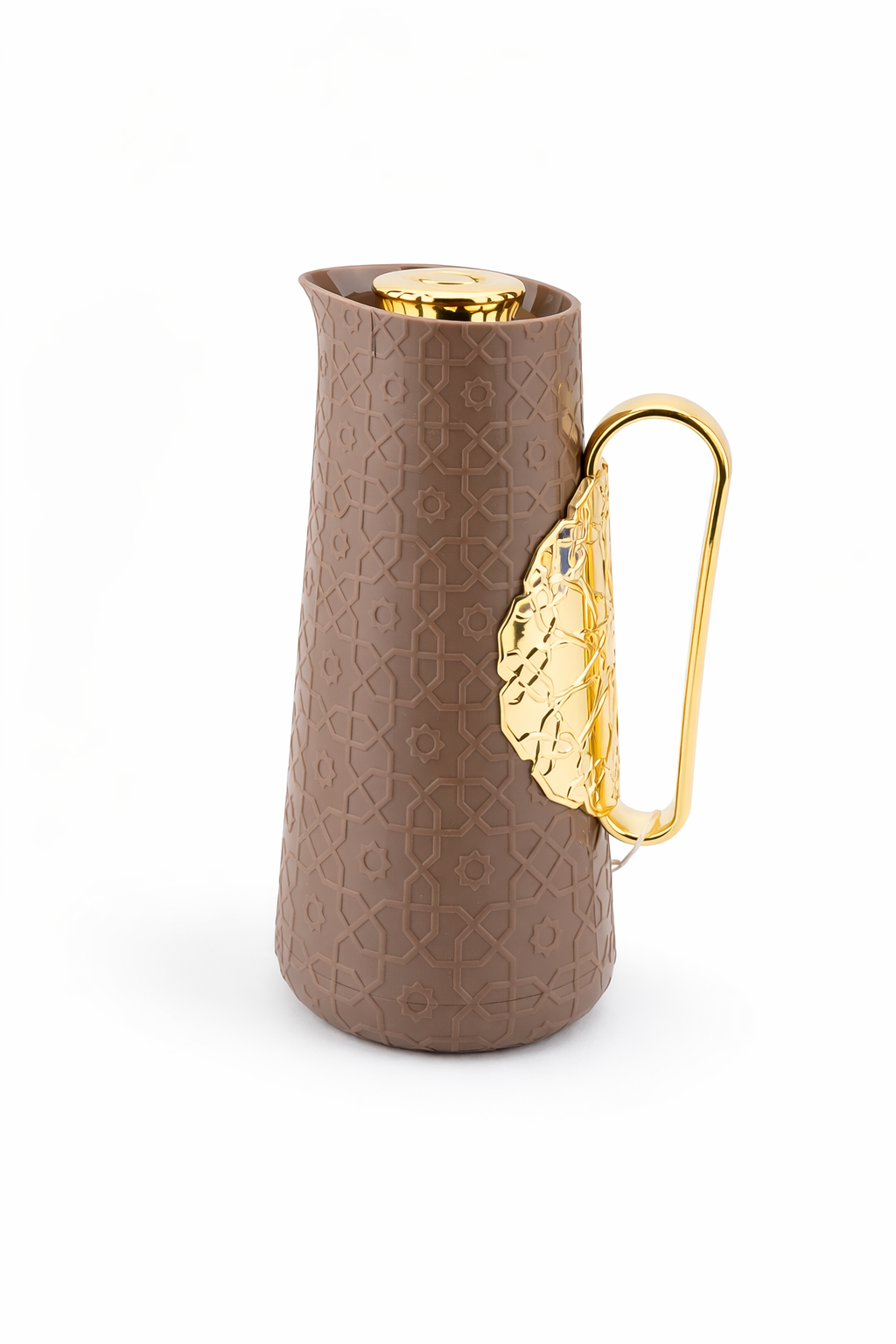 Vacuum Flask – Sand & Gold (1L)