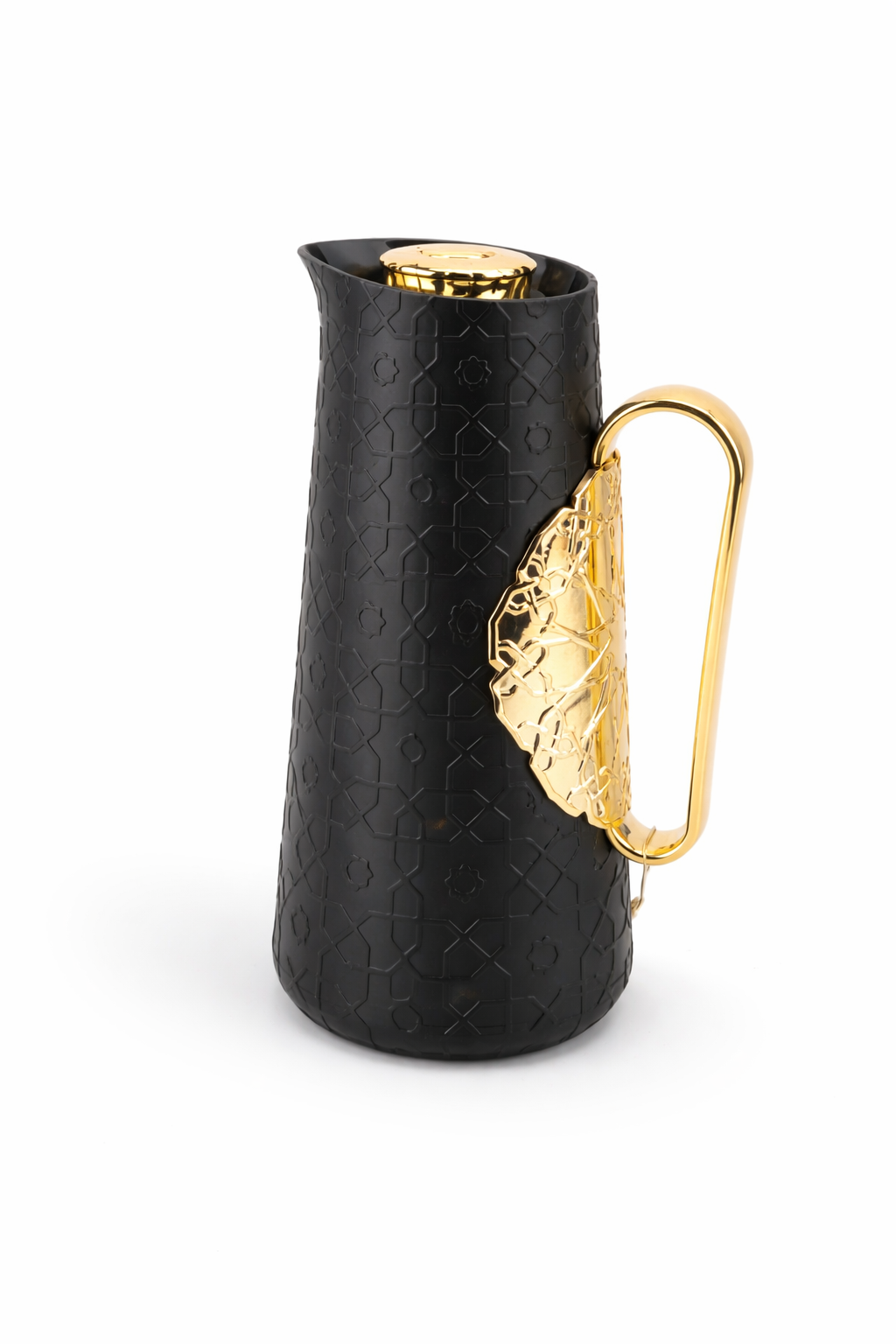 Vacuum Flask – Black & Gold (1L)