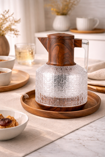 Vacuum Flask – Walnut Crystal (1L)