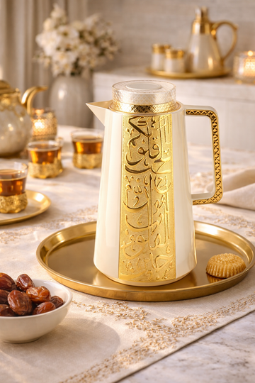 12 PCS Carton. Royal Vacuum Flask – Calligraphy Edition (1L)
