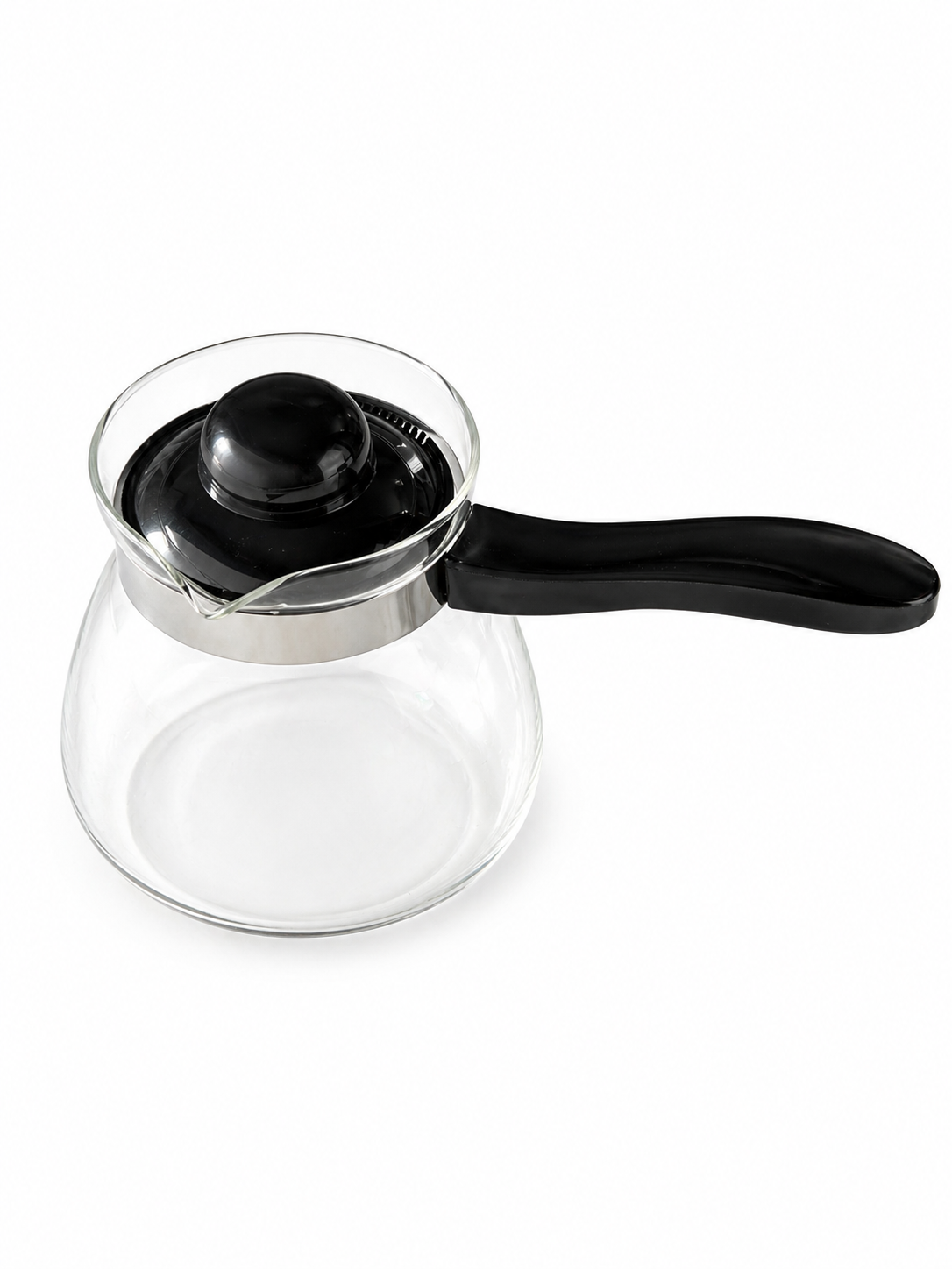Classic Glass Tea & Coffee Pot – Stove Safe Borosilicate